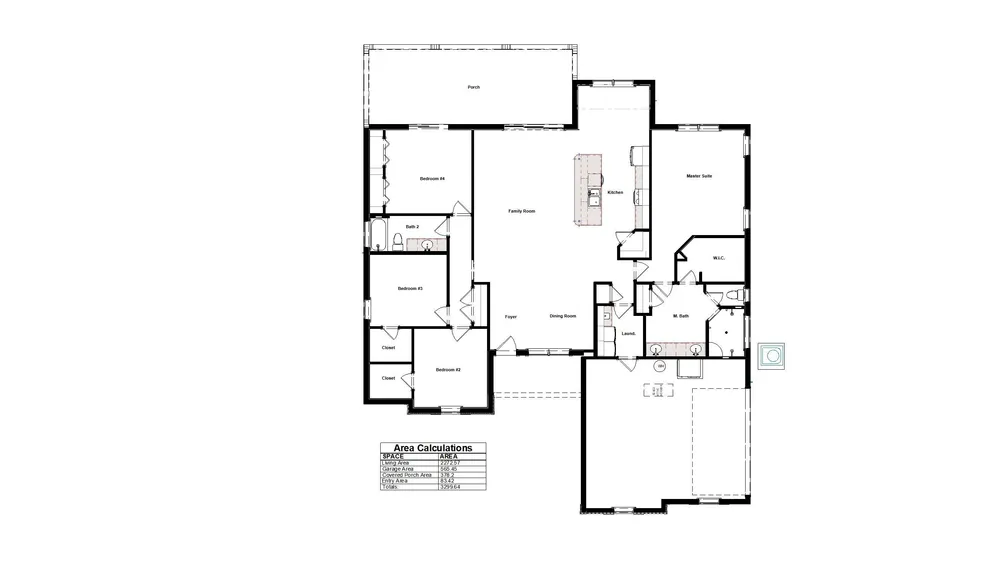 The Arbormere floorplan